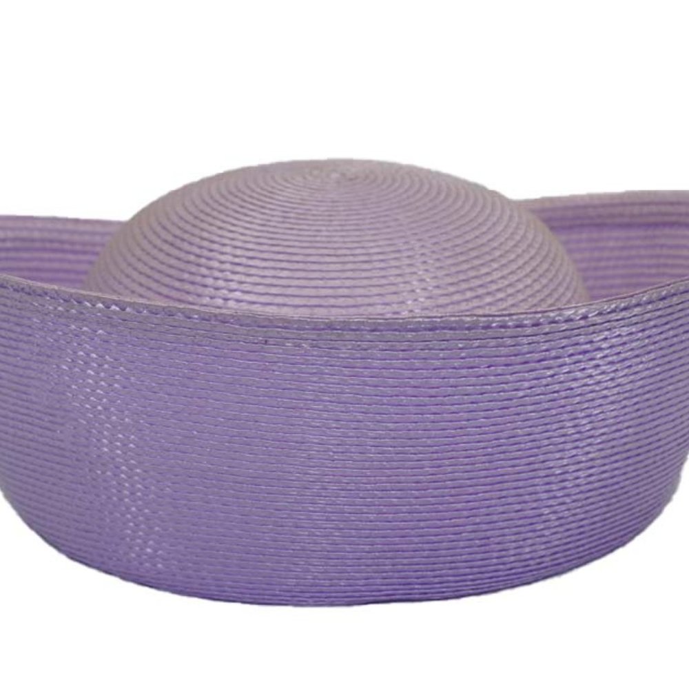 (JS1015) - Light Purple) PP Plain Church Hat
